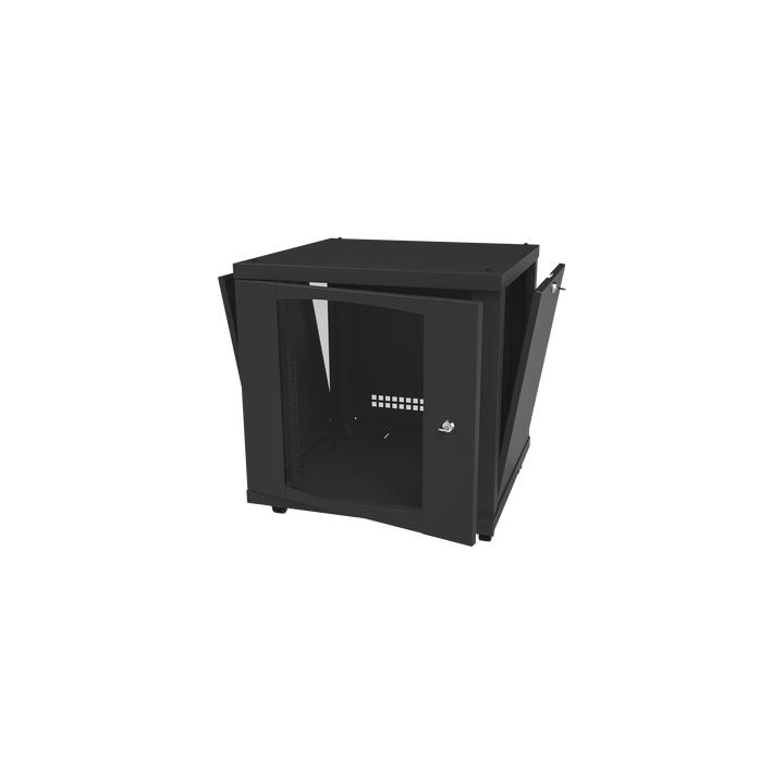 Gabinete Profesional para Telecomunicaciones de 12UR, 638 mm Profundidad.