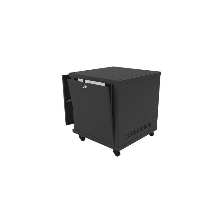 Gabinete Profesional para Telecomunicaciones de 12UR, 638 mm Profundidad.