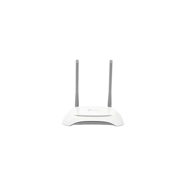 Router Inalámbrico WISP, 2.4 GHz, 300 Mbps, 2 antenas externas omnidireccional 5 dBi, 4 Puertos LAN 10/100 Mbps, 1