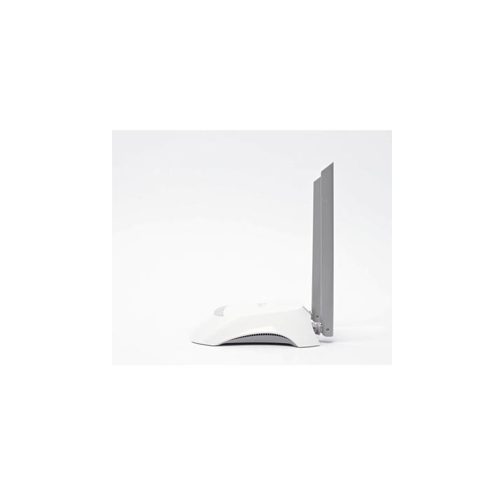 Router Inalámbrico WISP, 2.4 GHz, 300 Mbps, 2 antenas externas omnidireccional 5 dBi, 4 Puertos LAN 10/100 Mbps, 1