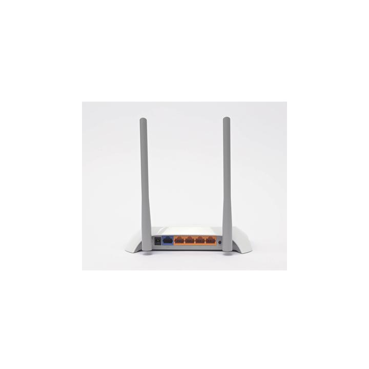 Router Inalámbrico WISP, 2.4 GHz, 300 Mbps, 2 antenas externas omnidireccional 5 dBi, 4 Puertos LAN 10/100 Mbps, 1