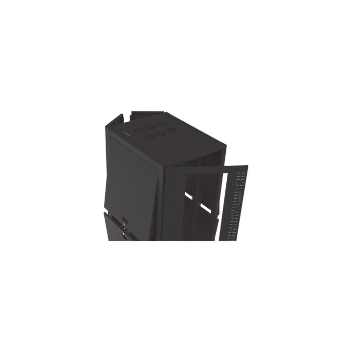 Gabinete para Telecomunicaciones Rack Estándar de 19", 42UR, 800 mm Ancho x 1000 mm Profundidad. Fabricado en Acero,
