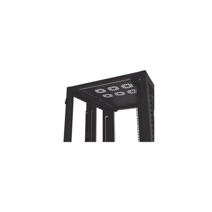 Gabinete para Telecomunicaciones Rack Estándar de 19", 42UR, 800 mm Ancho x 1000 mm Profundidad. Fabricado en Acero,