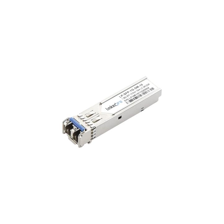 Transceptor Óptico SFP (Mini-Gbic) / Monomodo 1310 nm / 1.25 Gbps / 1000BASE-LX / Conectores LC/UPC Dúplex / DDM /