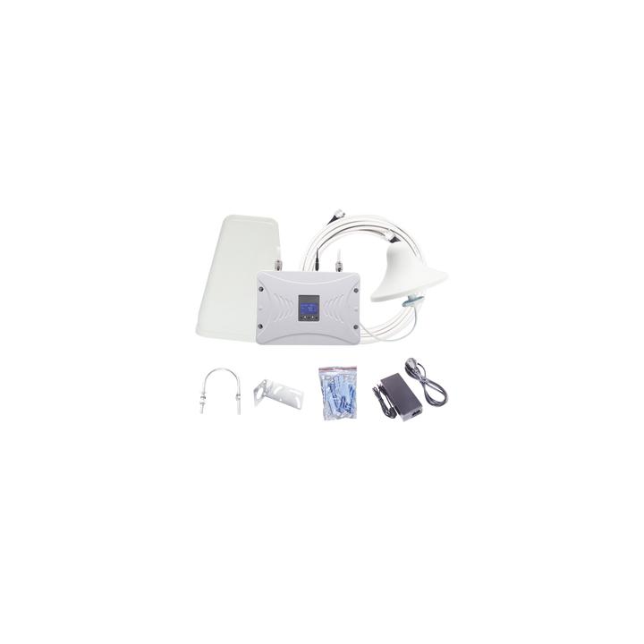 Kit Amplificador de Señal Celular 2G, 3G y 4G / Mejora llamadas convencionales y VoLTE / Amplifica señal de TELCEL,