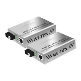 Convertidor de medios / Hasta 25 Km / 1 puerto SC/UPC 1000Mbps / 1 puerto RJ45 1000Mbps / WL: Tx 1310nm - Rx 1550nm /
