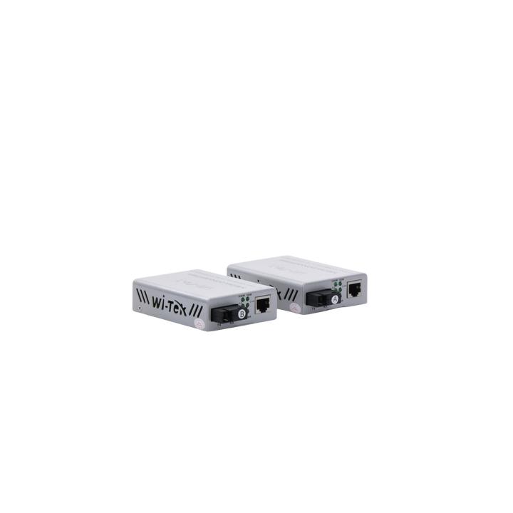 Convertidor de medios / Hasta 25 Km / 1 puerto SC/UPC 1000Mbps / 1 puerto RJ45 1000Mbps / WL: Tx 1310nm - Rx 1550nm /