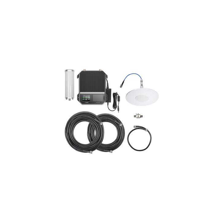 Kit Amplificador de Señal Celular 2G, 3G y 4G / Mejora llamadas convencionales y VoLTE / Amplifica señal de TELCEL,