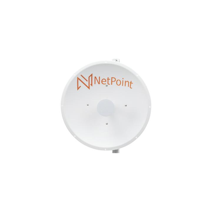 Antena Direccional de alto rendimiento / diámetro  de 60 cm / 4.9-6.4 GHz / Ganancia 30 dBi / SLANT de 45 ° y 90 ° /