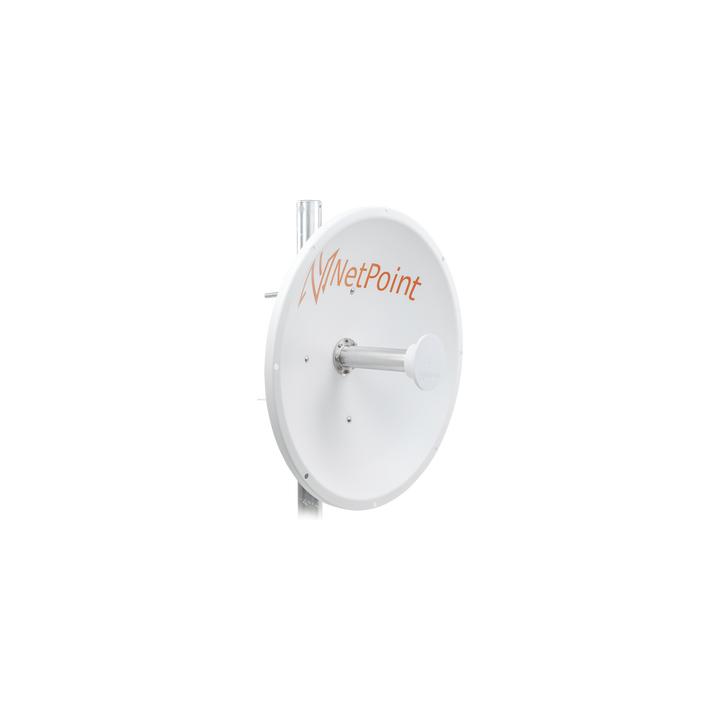 Antena Direccional de alto rendimiento / diámetro  de 60 cm / 4.9-6.4 GHz / Ganancia 30 dBi / SLANT de 45 ° y 90 ° /