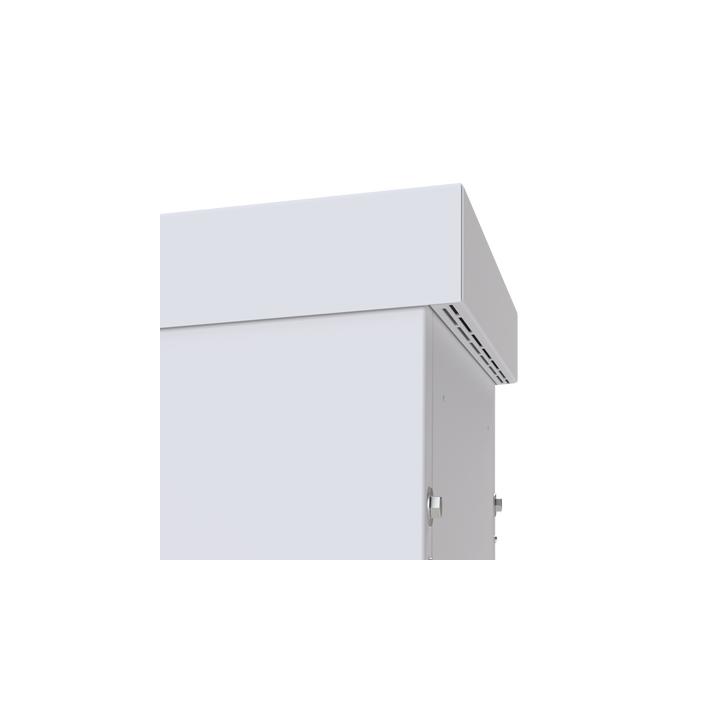 Gabinete PROFUNDO hasta 705 mm  de profundidad, de Exterior de 9UR con Ventiladores y Termostato, Se envía el Gabinete