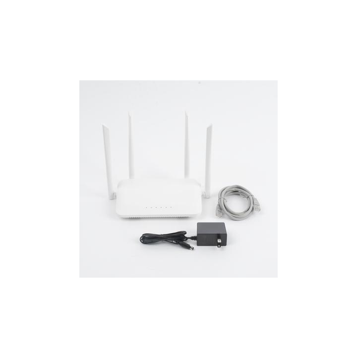 Home Router Inalámbrico Wi-Fi 5 Doble Banda, 1 Puerto Wan 10/100 y 3 Puertos Lan 10/100 Hasta 1,200 Mbps