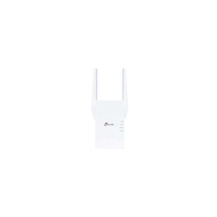 Repetidor / Extensor de Cobertura WiFi AX 1500 Mbps, doble banda 2.4 GHz y 5 GHz, con 1 puerto 10/100/1000 Mbps