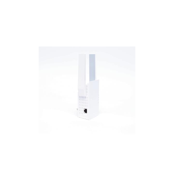 Repetidor / Extensor de Cobertura WiFi AX 1500 Mbps, doble banda 2.4 GHz y 5 GHz, con 1 puerto 10/100/1000 Mbps