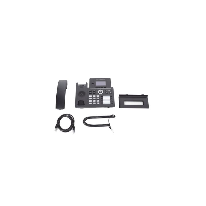 Teléfono IP Grado Operador, 3 líneas SIP con 6 cuentas, 10 botones BLF, puertos Gigabit, codec Opus, IPV4/IPV6 con