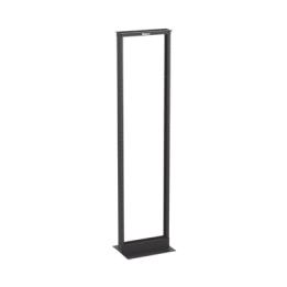 Rack de Dos Postes Estándar de 19 in, Rieles Numerados y Roscados #12-24, Fabricado en Aluminio, 45 Unidades de Rack,