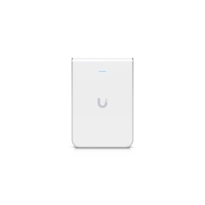 Access Point UniFi U6 In Wall/Montaje p/pared, WIFI 6 2.4 Y 5 Ghz, hasta 5.3 Gbps, 1 pto PoE In, 4 ptos secundarios (1