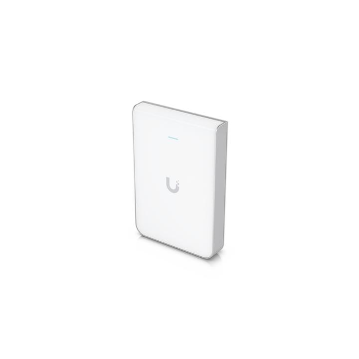 Access Point UniFi U6 In Wall/Montaje p/pared, WIFI 6 2.4 Y 5 Ghz, hasta 5.3 Gbps, 1 pto PoE In, 4 ptos secundarios (1
