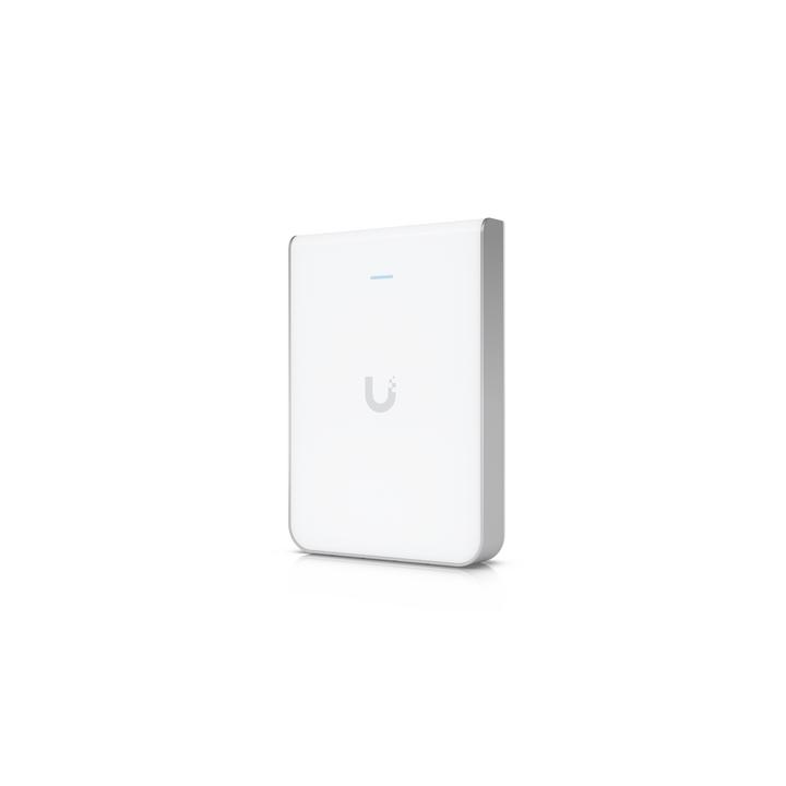 Access Point UniFi U6 In Wall/Montaje p/pared, WIFI 6 2.4 Y 5 Ghz, hasta 5.3 Gbps, 1 pto PoE In, 4 ptos secundarios (1
