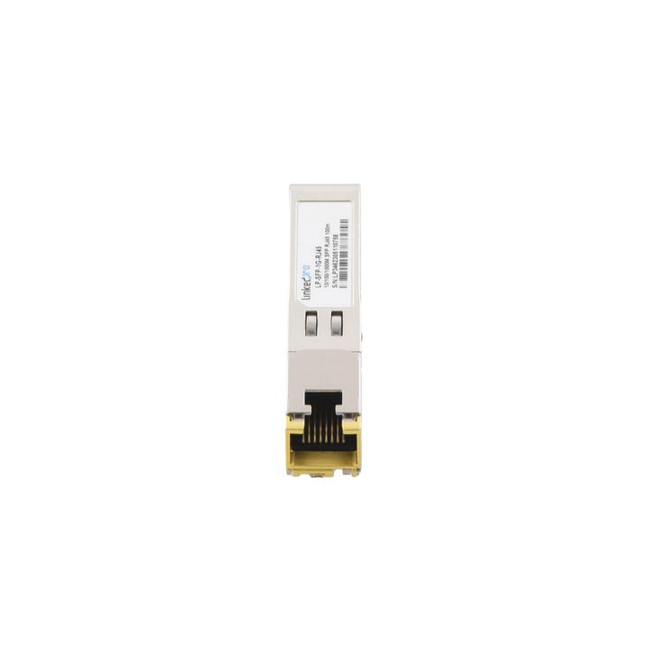Transceptor Óptico SFP a RJ45 / Auto negociación 10/100/1000 Mbps / Conector RJ45 / 1000BASE-T / Distancia de hasta