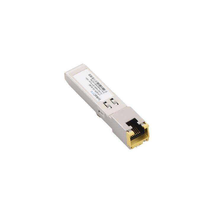 Transceptor Óptico SFP a RJ45 / Auto negociación 10/100/1000 Mbps / Conector RJ45 / 1000BASE-T / Distancia de hasta