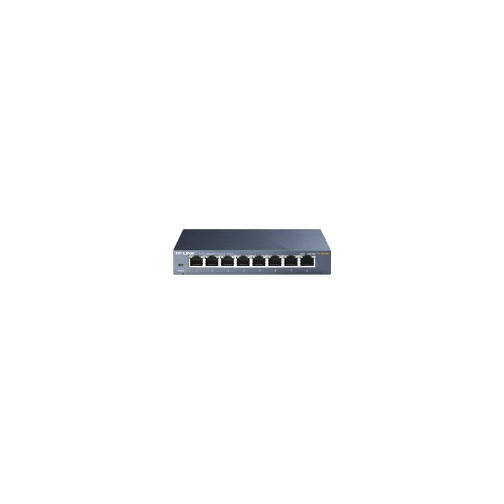 Switch Gigabit no administrable de 8 puertos 10/100/1000 Mbps