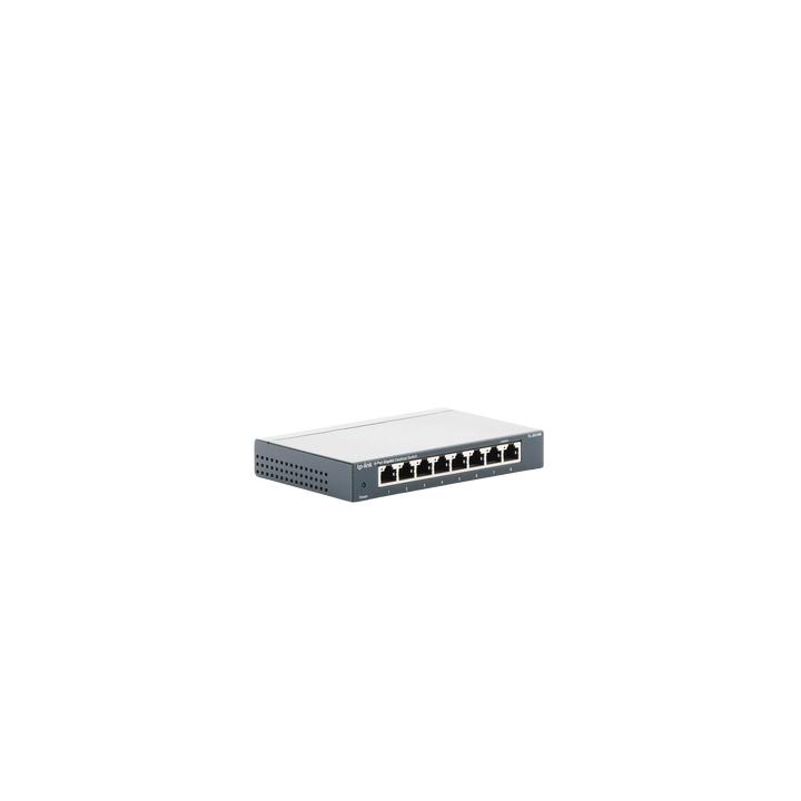 Switch Gigabit no administrable de 8 puertos 10/100/1000 Mbps