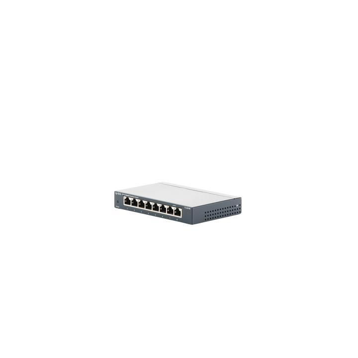Switch Gigabit no administrable de 8 puertos 10/100/1000 Mbps