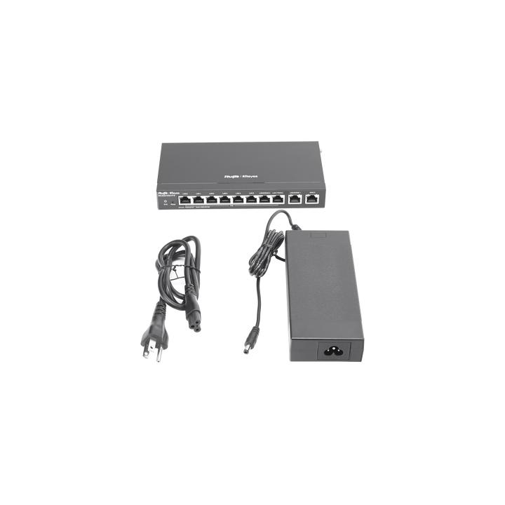 Router Balanceador con Función SD-WAN, PoE+ hasta 110 Watts, Hasta 4 Servicios de Internet y hasta 350 clientes con
