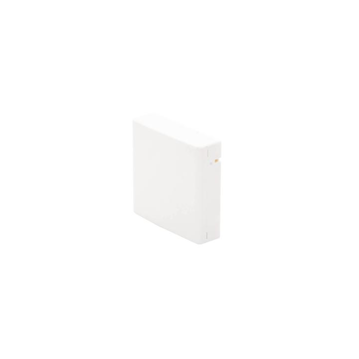Caja Terminal de Fibra Óptica (Roseta) con un Acoplador SC/APC, Color Blanco