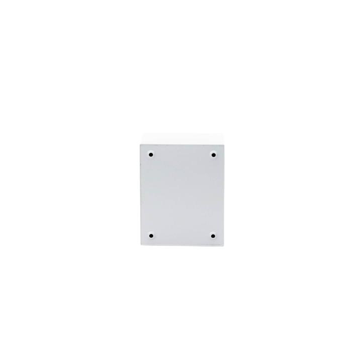 Gabinete de Acero / Nema 4 -IP 66 de 20 x 25 x 15 cm / Platina y certificado UL.
