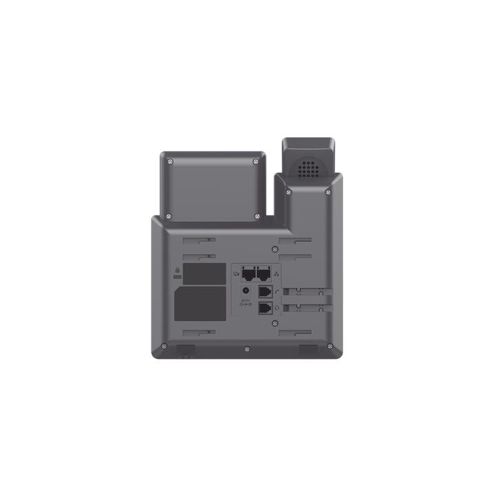 Teléfono IP Grado Operador, 2 líneas SIP con 2 cuentas, PoE, codec Opus, IPV4/IPV6 con gestión en la nube GDMS