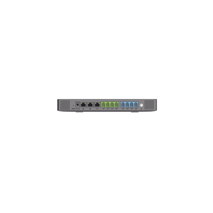 Conmutador IP-PBX para hasta 1000 usuarios y 150 llamadas simultaneas, 4FXO, 4FXS, solución para PyMEs