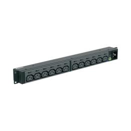 PDU Básico para Distribución de Energía, Enchufe de Entrada NEMA L6-20P, Con 13 Contactos C13, Instalación