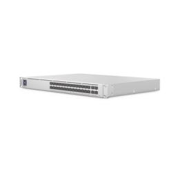 UniFi Switch PRO Aggregation Capa 3 para fibra óptica con 28 puertos SFP+ (10G) y 4 puertos SFP28 (25G), pantalla