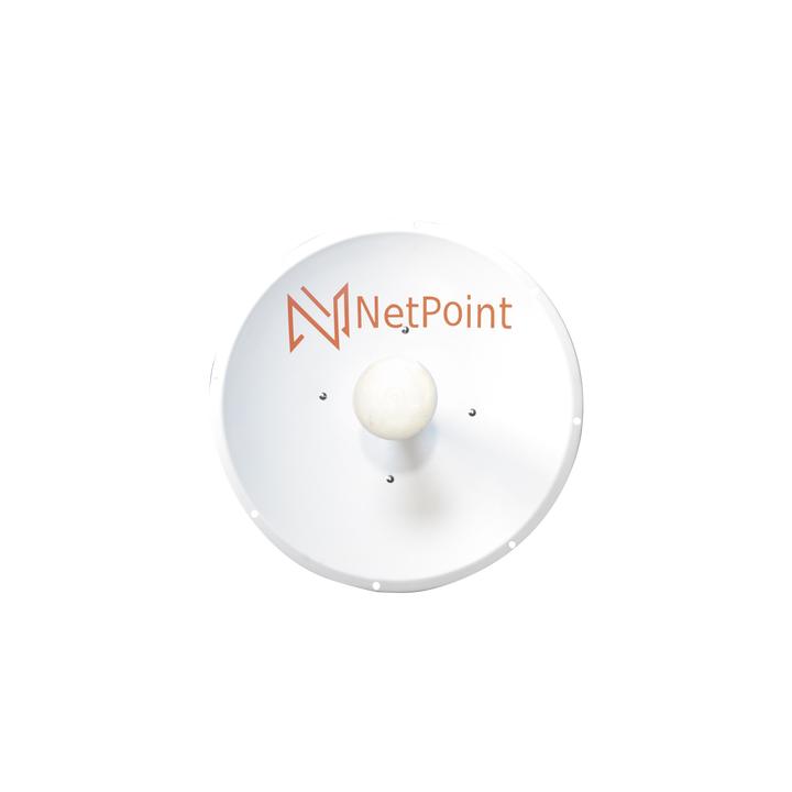 Antena Direccional / 3 ft / 4.9-6.4 GHz / Ganancia 34 dBi / SLANT de 45 ° y 90° / Incluye Jumpers con conector
