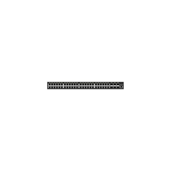Switch Gigabit PoE+ Administrable / 48 puertos 10/100/1000 Mbps + 6 Puertos SFP+ / Hasta 400W / Compatible con GWN