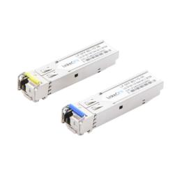 Transceptores Ópticos Bidireccionales SFP (Mini-Gbic) / Monomodo 1310 & 1550 nm / 1.25 Gbps / 1000BASE-BX / Conector