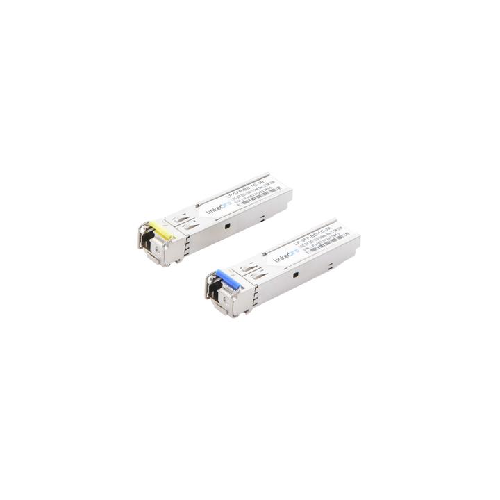 Transceptores Ópticos Bidireccionales SFP (Mini-Gbic) / Monomodo 1310 & 1550 nm / 1.25 Gbps / 1000BASE-BX / Conector