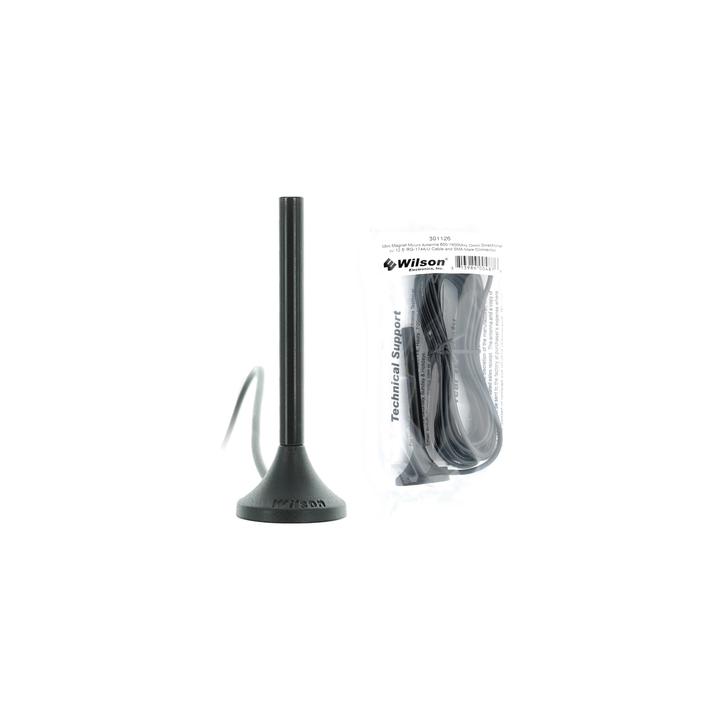 Antena Mini de Montaje Magnético, con cable RG174 y conector SMA macho | Rango de Frecuencias 700-960 MHz, 1710-2270
