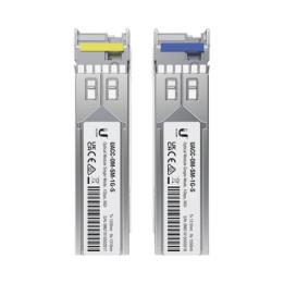 UFiber Módulo SFP, transceptor MiniGibic MonoModo 1.25 Gbps, distancia 3km, Simplex, un conector LC, incluye 2