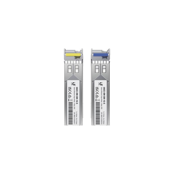 UFiber Módulo SFP, transceptor MiniGibic MonoModo 1.25 Gbps, distancia 3km, Simplex, un conector LC, incluye 2