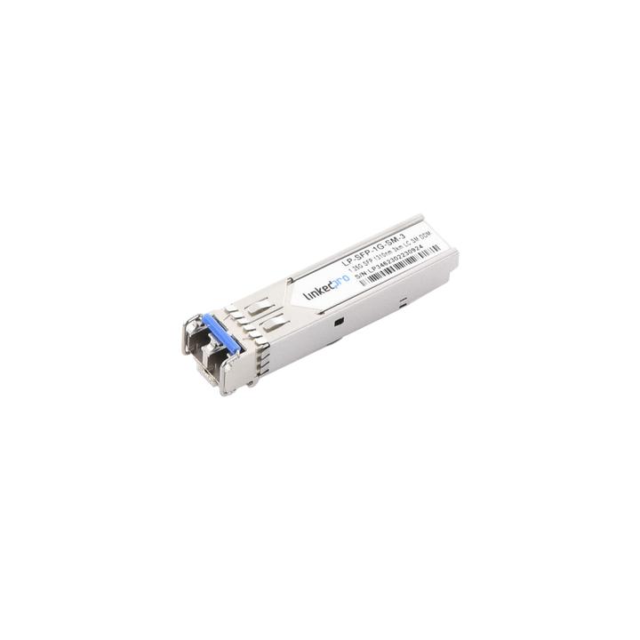 Transceptor Óptico SFP (Mini-Gbic) / Monomodo 1310 nm / 1.25 Gbps / 1000BASE / Conectores LC/UPC Dúplex / DDM / Hasta
