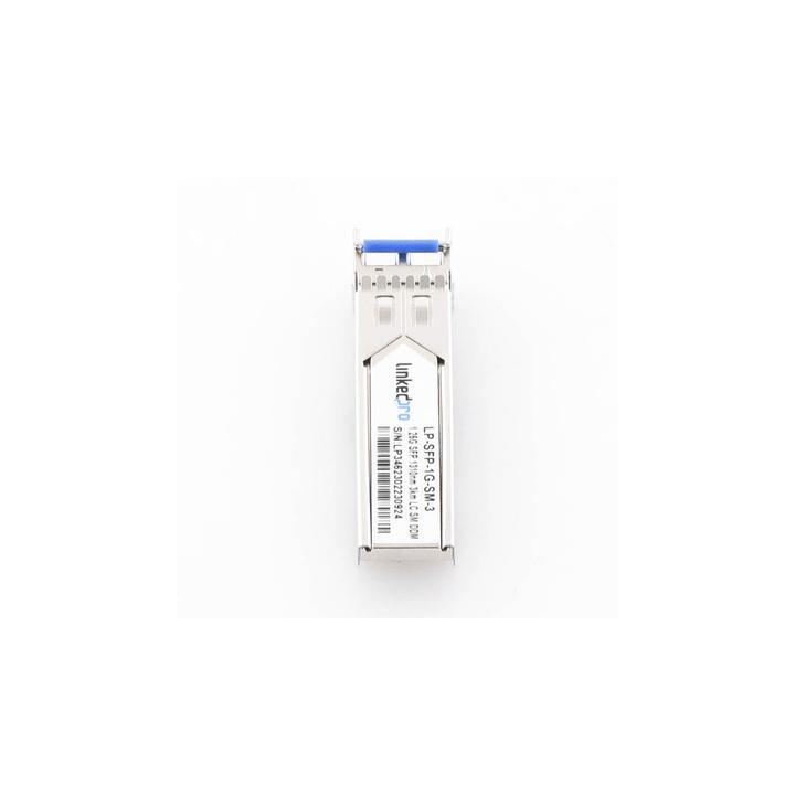 Transceptor Óptico SFP (Mini-Gbic) / Monomodo 1310 nm / 1.25 Gbps / 1000BASE / Conectores LC/UPC Dúplex / DDM / Hasta