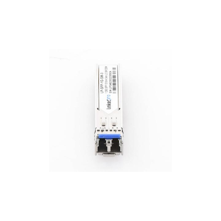 Transceptor Óptico SFP (Mini-Gbic) / Monomodo 1310 nm / 1.25 Gbps / 1000BASE / Conectores LC/UPC Dúplex / DDM / Hasta