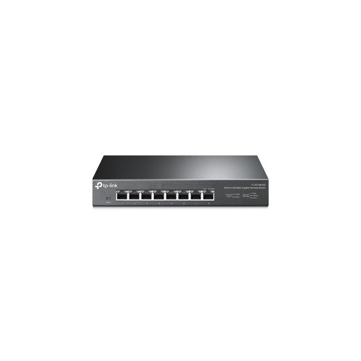 Switch Gigabit no administrable de 8 puertos 100 Mbps/ 1 Gbps/ 2.5 Gbps ideal para WiFi 6