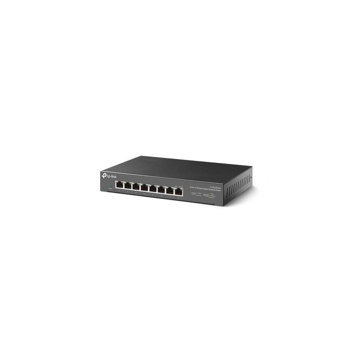 Switch Gigabit no administrable de 8 puertos 100 Mbps/ 1 Gbps/ 2.5 Gbps ideal para WiFi 6
