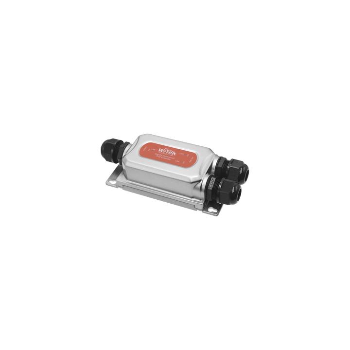 Extensor PoE para exterior / Entrada PoE de 60W y 2 salidas PoE de 30W / Protección IP68 / Ideal Para Aplicaciones de