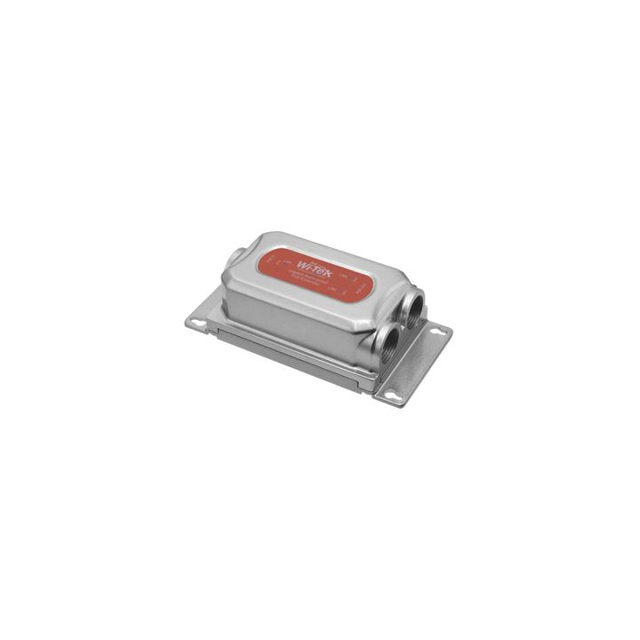Extensor PoE para exterior / Entrada PoE de 60W y 2 salidas PoE de 30W / Protección IP68 / Ideal Para Aplicaciones de