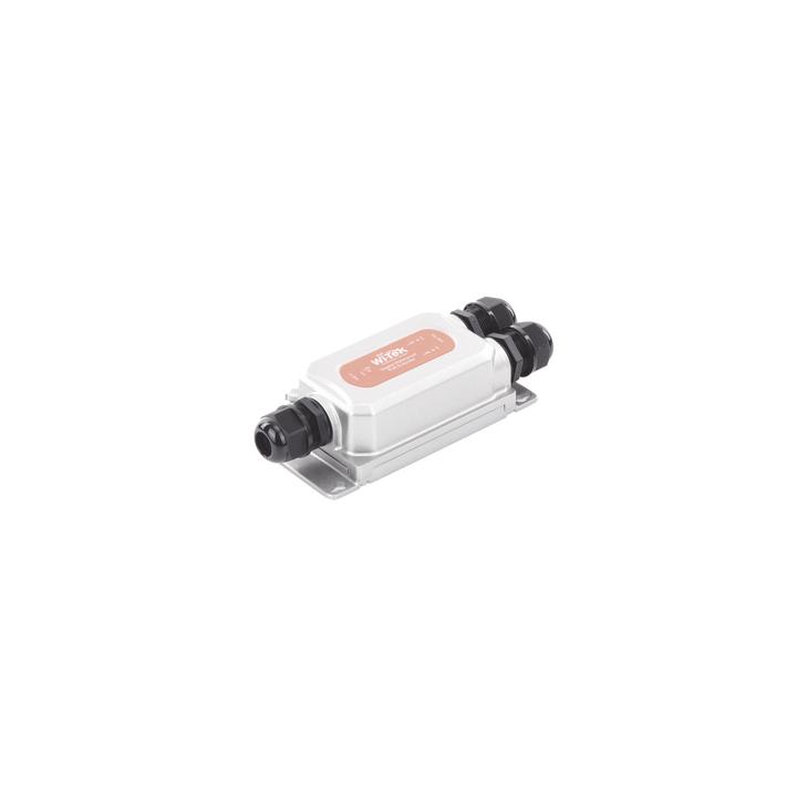 Extensor PoE para exterior / Entrada PoE de 60W y 2 salidas PoE de 30W / Protección IP68 / Ideal Para Aplicaciones de
